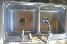 The outer dimension of the sink is 33 x 22x 10 inch. Stainless Steel Deep Double Bowl Zuhne 33x19 Kitchen Sink Drop In For Mobile Homes Kitchen Sinks Tools Home Improvement Urbytus Com
