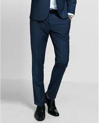 Add one of our designer slim fit suits to your wardrobe today. Express Skinny Innovator Navy Blue Performance Stretch Wool Blend Suit Pant