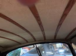 A headliner, or headlining, is a fabric that is secured to the roof framing. Temporary Fix For Saggy Headliner E Type Jag Lovers Forums