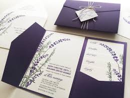 Lavender Wedding Invitations Etsy Lavender Wedding Invitations Purple Wedding Invitations Wedding Invitation Samples