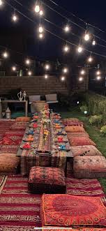 My second place had a kitchen with bar seating but no room for any sort of dining table. Hoda S Low Seating Dinner Party Moroccan Party Rental