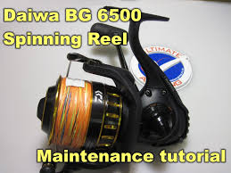 Daiwa Bg 6500 Spinning Reels Service And Maintenance Tutorial