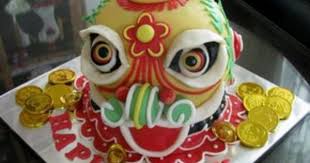 3d Lion Dance Cake Dance Cakes Cake Chinese New Year Cake