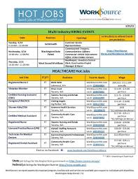 Take the first step towards an exciting career in global health. Hot Jobs Healthcare Sector