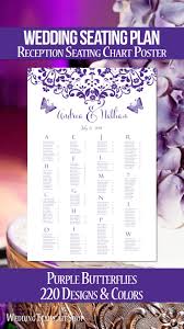 Wedding Reception Seating Chart Poster Ideas Plans