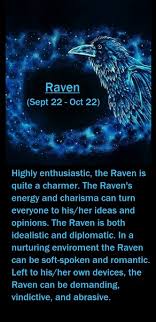 Native American Zodiac Sign Raven By Kimberlee Edgar