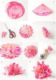 Diy Coffee Filter Flowers Paper Flowers Diy Paper Flowers Flowers Diy