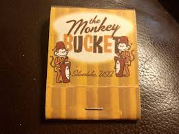The Monkey Bucket Bar, Hollywood, CA, Full Unstruck Matchbook