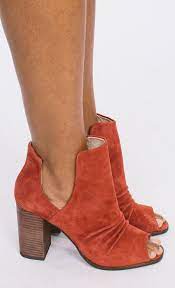 Loving these trendy perforated open toe booties! Pin On Fashion