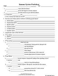Chapter 24 The Immune System And Disease Worksheet Answers Nidecmege