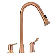 Finding the best gold kitchen faucet is tricky for most people. Single Handle Pull Down Kitchen Sink Faucet With Soap Dispenser Rose G Betterfaucet