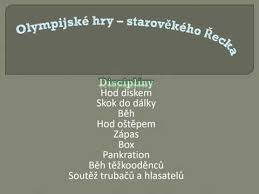 The games were held every four years, or olympiad, which became a. Olympijske Hry Staroveke Recko David Herout Youtube