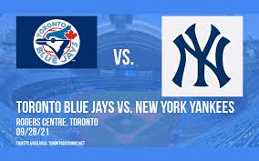 The toronto blue jays are a canadian professional baseball team based in toronto. Toronto Blue Jays Vs New York Yankees Tickets 28th September Rogers Centre In Toronto