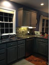 Painting Thermofoil Kitchen Cabinets The Big Reveal Farm Fresh Vintage Finds Thermofoil Cabinets Thermofoil Kitchen Cabinets Annie Sloan Kitchen Cabinets