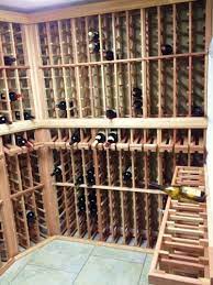 Try to use 6 studs on all exterior walls, if possible. Custom Wine Cellar With Kit Based Wine Racks