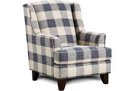 Shop wayfair for all the best plaid accent chairs. Fusion Furniture 260 Transitional Plaid Wing Back Chair Lindy S Furniture Company Wing Chairs