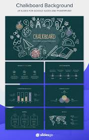 Surprise Your Audience Or Your Students With A Nice Google Slides Theme And Powerpoint Templat Powerpoint Background Design Chalkboard Background Easy Teaching