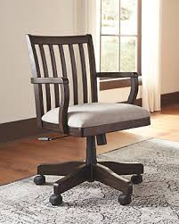 Townser Home Office Desk Chair Rollover Gray Home Offices Desk Chair Swivel Office Chair