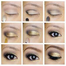 glitter makeup tutorials and ideas