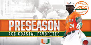 Playing baseball at the university of miami was incredible. Baseball Picked To Win Acc Coastal Division University Of Miami Baseball Picks Baseball