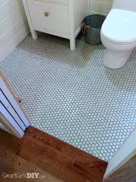 Small hex tiles can be used in bathrooms of different sizes. Small Bathroom Hexagon Tiles Novocom Top
