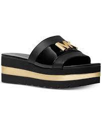 Michael Kors Brady Platform Slide Sandals Reviews Sandals Shoes Macy S