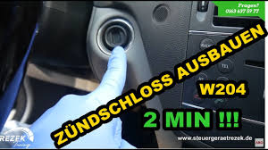 Mercedes Benz W204 Ezs Zundschloss Ausbauen In 2 Min Youtube