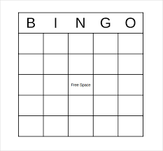 Sample Bingo Card 11 Documents In Pdf Word