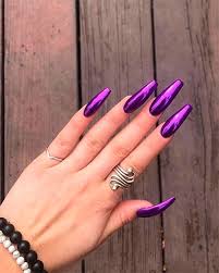 Two layers should be just nice. Light Purple Coffin Nails Short Nail And Manicure Trends
