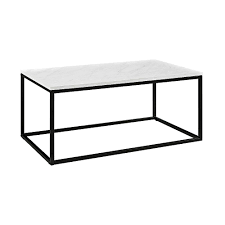 White coffee and end table sets awesome modern contemporary coffee, source: Welwick Designs 42 Inch White Black Large Rectangle Wood Coffee Table The Home Depot Canada