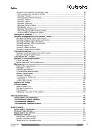 Kubota Mini Excavator U27 4 Operators Manual And 50 Similar