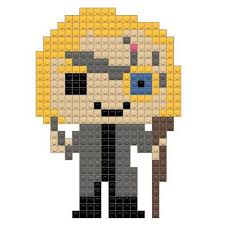 Alastor Moody Pixel Art Harry Potter Cross Stitch Pattern Pixel Art Design