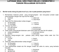 Soal ukk uas bahasa arab kelas x 10 semester 2 dan kunci jawaban perangkat pembelajaran mata pelajaran bahasa arab kelas 4 6 warta. Soal Ukk Fiqih Kls 4 Mi Semester 2 Kurikulum 2013 Vannsmart