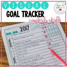 Visual Goal Chart Editable