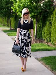 Suburban Faux Pas Splatter Skirt Fashion Black And White Skirt Outfits