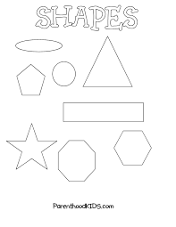 To print out your shapes coloring page, just click on the image you want to view and print the larger picture on the next page. Shapes Coloring Pages For Preschoolers Coloring Home