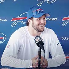 Josh Allen Pointing to His Teeth | TikTok