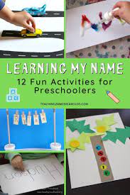 Preschool Name Activities Preschool Names Name Activities Name Activities Preschool