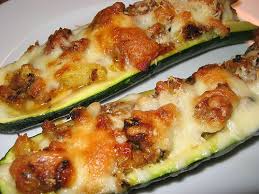 Zucchini Stuffed With Italian Sausage And Cheese Recipe Recipes Cooking Recipes Zucchini Recipes