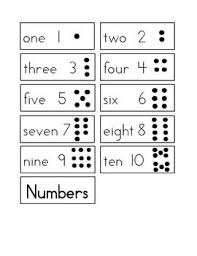 Number Cards For 1 10 Numbers In Word Form Word Wall Number Spelling
