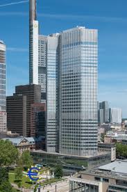 European Central Bank Francfort Germany Skyscraper Banks Building Central Bank