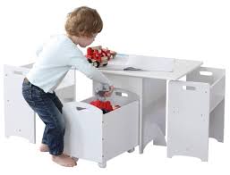 Kids Table And Chairs With Storage Aston White Kids Table And Chairs White Kids Table Kids Table Chair Set