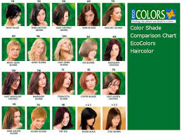 Eco Color Hair Color Chart