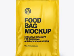 Glossy Food Bag Mockup Exclusive Mockups