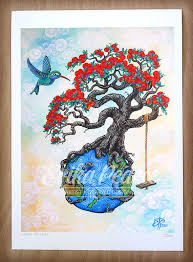 A series of nz native bird watercolour paintings by jeremy kyle artist. Pohutukawa Globe Limited Edition Fine Art Print By Erikapearce 35 00 Pohutukawa Tattoo Nz Art Art