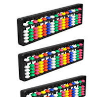 FAVOMOTO 2pcs 12 Safe Plastic Abacus For Kids Math Learning Tool 12