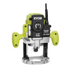 Ryobi 10 Amp 2 Hp Plunge Base Router Re180pl1g The Home Depot Plunge Router Ryobi Router