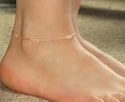 Anklet woman titanium steel annulus ankle bracelet with cubic zirconia 185mm rose gold, adjustable, jewelry for women and girls, for mother's day valentine's day birthday 3.4 out of 5 stars 5 £16.99 £ 16. Rose Gold Rose Quartz Anklet Rose Quartz Ankle Bracelet Etsy