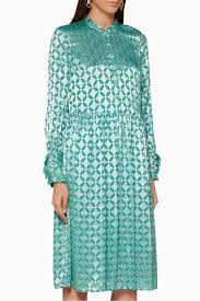 shop baum und pferdgarten green green floral agacia dress