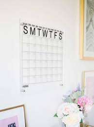 Clear Wall Calendar Dry Erase Calendar For Wall Glass Style Zcdgifts On Etsy Dry Erase Wall Calendar Wall Calendar Dry Erase Calendar